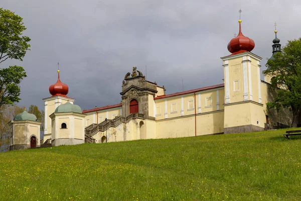 Biara Bunda Allah Hedec Bohemia Timur Republik Ceko — Stok Foto