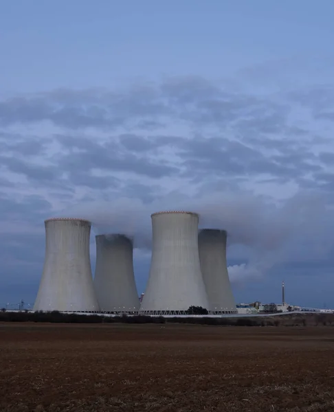 Central Nuclear Dukovany Región Vysocina República Checa — Foto de Stock