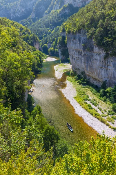 Gorges Tarn Region Occitania Departament Aveyron Francja — Zdjęcie stockowe