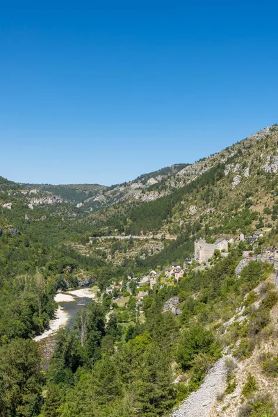 Gorges Tarn Region Occitania Departament Aveyron Francja — Zdjęcie stockowe