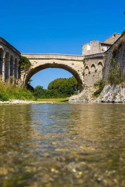 Pont Romain Vaison Romaine Departamento Vaucluse Provenza Francia — Foto de Stock