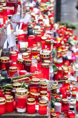 Eski cumhurbaşkanı Vaclav Havel 'in Aralık 2011' deki ölümünden sonra, Prag, Çek Cumhuriyeti