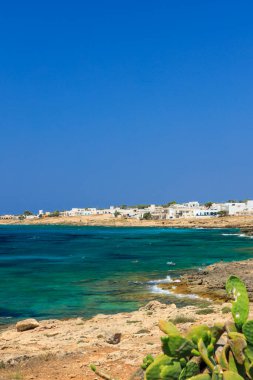 Gelibolu, Lecce, Apulia, İtalya yakınlarındaki plaj