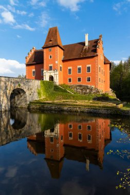 Güney Bohemya 'daki Cervena Lhota Kalesi, Çek Cumhuriyeti