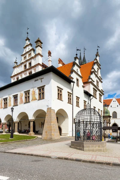 Old Town Hall Levoca Τοποθεσία Unesco Σλοβακία — Φωτογραφία Αρχείου