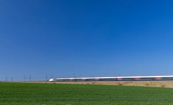 法国北部最快的Tgv列车 — 图库照片