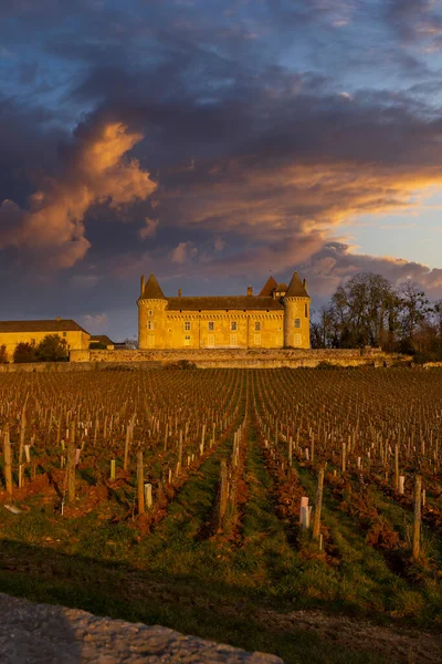 Schloss Von Rully Département Saone Loire Burgund Frankreich — Stockfoto