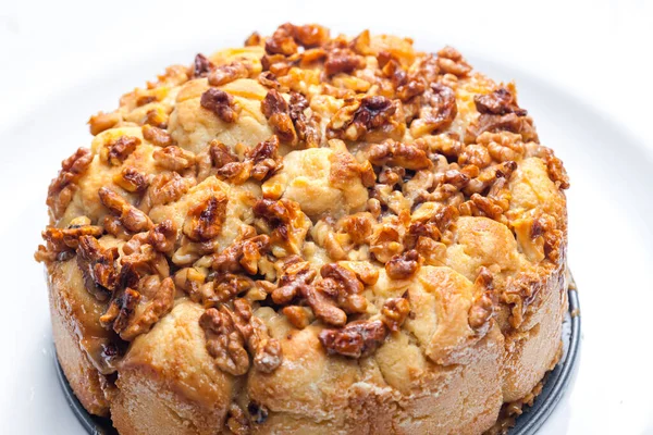 Still Life Walnuts Cake — Stock Photo, Image