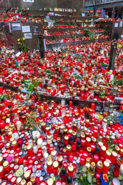 Eski cumhurbaşkanı Vaclav Havel 'in Aralık 2011' deki ölümünden sonra, Prag, Çek Cumhuriyeti