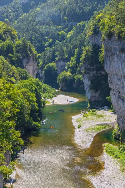 Gorges Tarn Occitania Dipartimento Dell Aveyron Francia — Foto Stock