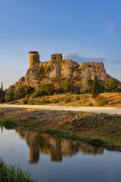 Chateau Hers Ruins Chateauneuf Pape Provence Francie — Stock fotografie