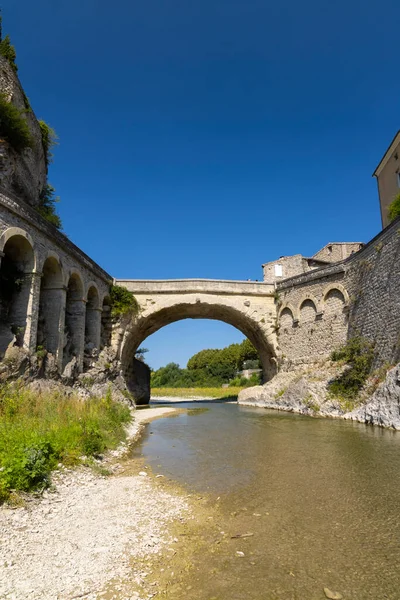 Pont Romain Vaison Romaine Departement Vaucluse Provence Frankrijk — Stockfoto