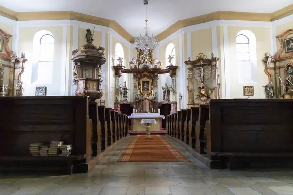 Eglise Zelezna Ruda Dans Parc National Sumava République Tchèque — Photo
