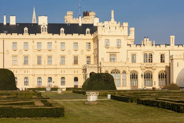 Güney Moravya Daki Lednice Kalesi Unesco Sitesi Çek Cumhuriyeti — Stok fotoğraf