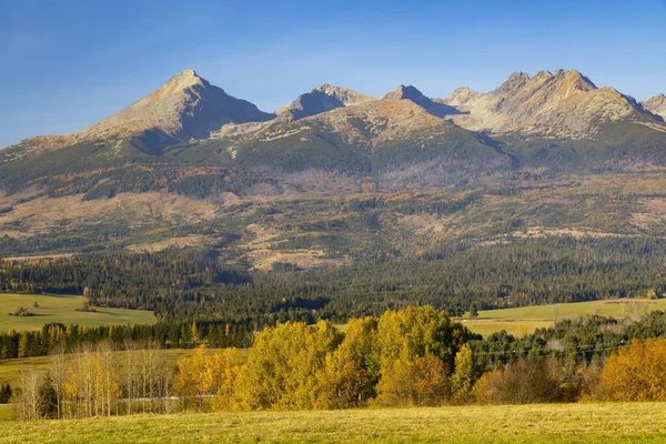 Hohe Tatra Herbst Slowakei — Stockfoto