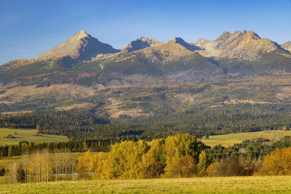 High Tatras Autumn Time Slovakia — Stock Photo, Image