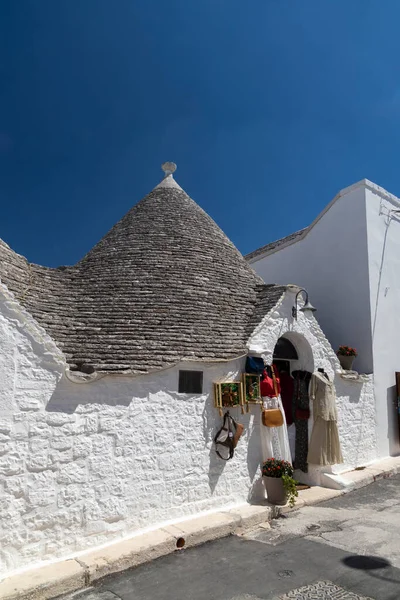 Trulli Hus Alberobello Unesco Plats Apulien Region Italien — Stockfoto