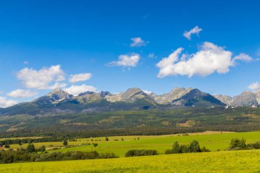 Yaz mevsiminde High Tatras, Slovakya