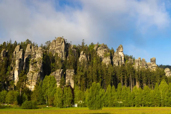 Teplice Adrspach Rocks Östra Böhmen Tjeckien — Stockfoto