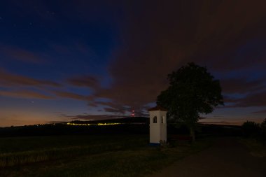Strazovice yakınlarındaki Calvary, Moravske Toskansko, Güney Moravya, Çek Cumhuriyeti