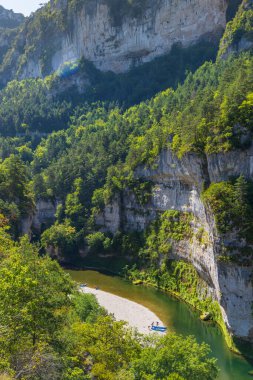 Gorges du Tarn, Occitania bölgesi, Aveyron bölümü, Fransa
