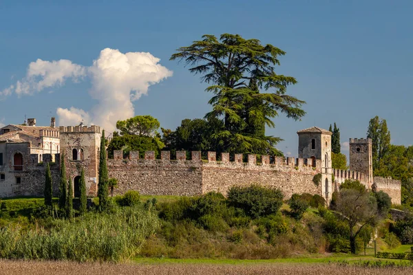 Castello Castellaro Lagusello Unesco Området Lombardiet Italien — Stockfoto