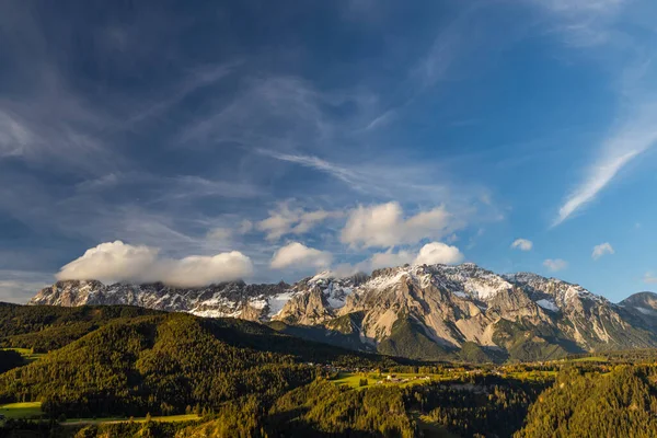 Jesienny Masyw Dachsteina Styria Austria — Zdjęcie stockowe