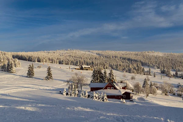 Zimní Krajina Kolem Malé Úpy Krkonoše Východní Čechy Česká Republika — Stock fotografie