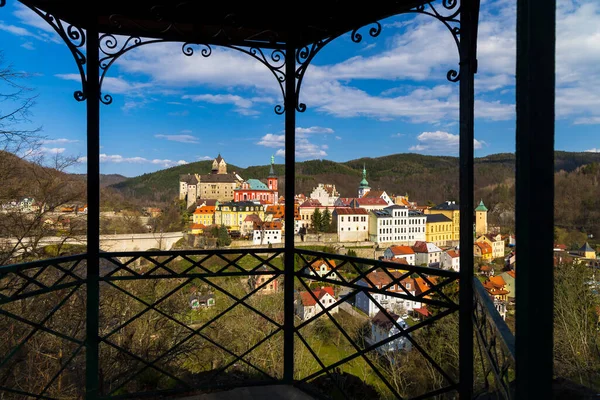 Madalyon Şatosu Eski Şehir Batı Bohemya Çek Cumhuriyeti — Stok fotoğraf