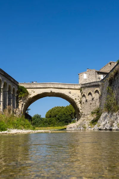 Pont Romain Vaison Romaine Department Vaukluse Provence フランス — ストック写真