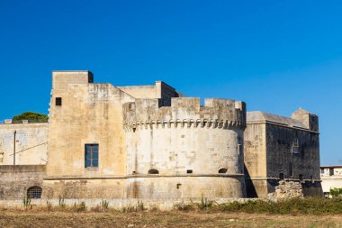 Castello di Acaya kalesi, Lecce ili, Apulia, İtalya