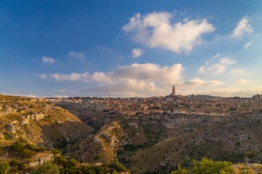 UNESCO sitesi - Matera antik kenti (Sassi di Matera) Basilicata, Güney İtalya