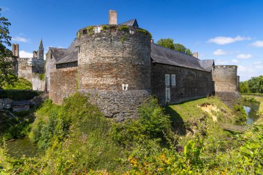 Chateau du Plessis Mace, Pays de la Loire, Fransa