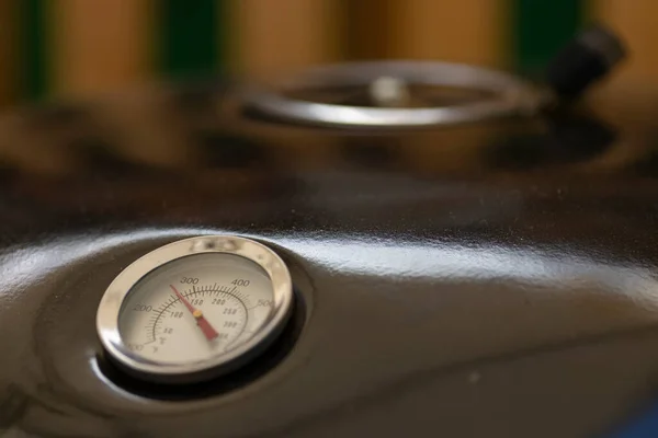 Thermometer Garden Grill — Stock Photo, Image