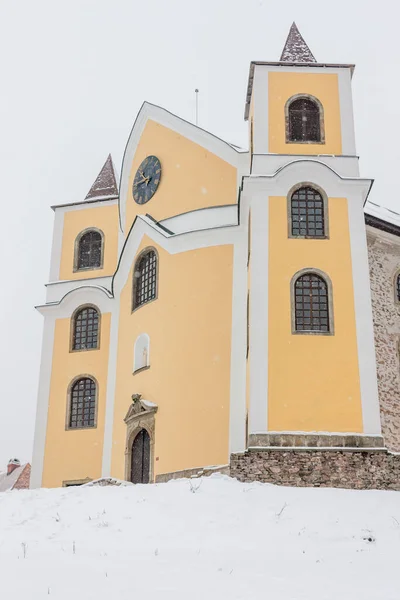 Kirke Neratov Orlicke Bjergene Tjekkiet - Stock-foto