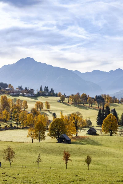 Herbstlandschaft Der Dachsteinregion Österreich — Stockfoto