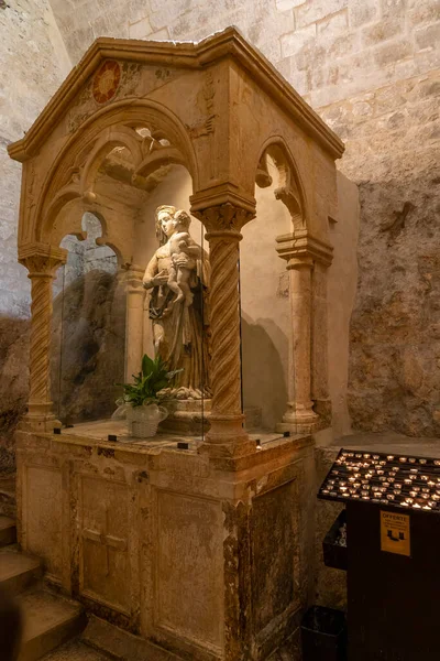 Sanctuary San Michele Arcangelo Unesco Site Monte Santangelo Puglia Italy — Stock Photo, Image