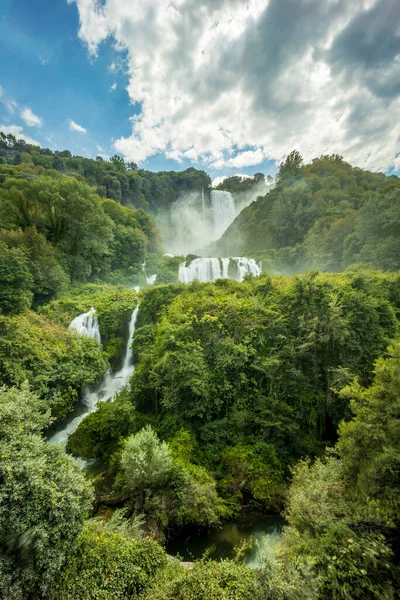 Marmore Falls Cascata Delle Marmore Umbria Region Italy — Stock fotografie