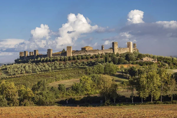 Old Town Monteriggioni, Toskana, İtalya