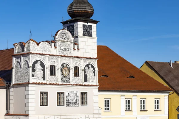 Rathaus Auf Dem Marktplatz Volyne Südböhmen Tschechische Republik — Stockfoto