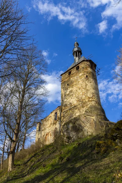 Ruiny Hartenberga Czechy Zachodnie Czechy — Zdjęcie stockowe