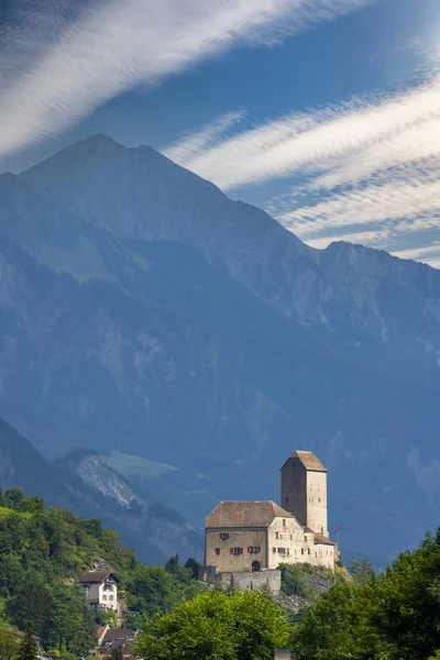 Castillo Sargans Cantón Gallen Suiza —  Fotos de Stock