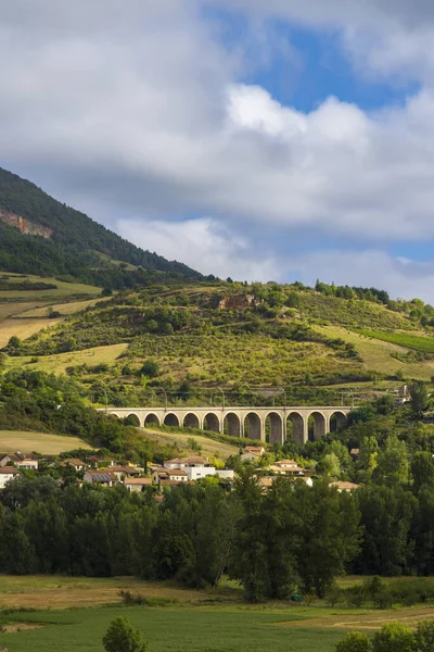 Paisaje Cerca Compeyre Midi Pyrenees Departement Aveyron Francia —  Fotos de Stock