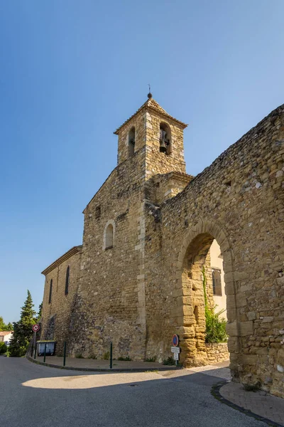 Kostel Staré Město Vacqueyras Departement Vaucluse Provence Francie — Stock fotografie