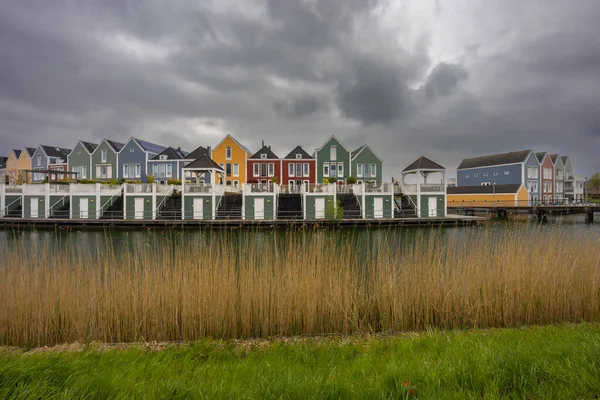 Architettura Residenziale Moderna Houten Paesi Bassi — Foto Stock