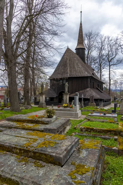 Old Wooden Church Broumov Eastern Bohemia Czech Republic — Stockfoto