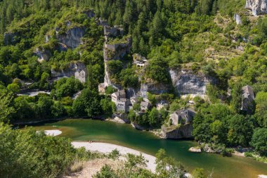 Gorges du Tarn, Occitania bölgesi, Aveyron bölümü, Fransa