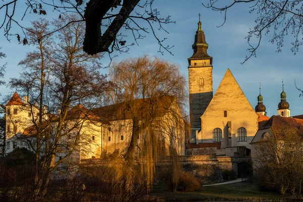 Telc Unesco Dünya Mirası Bölgesi Güney Moravya Çek Cumhuriyeti — Stok fotoğraf