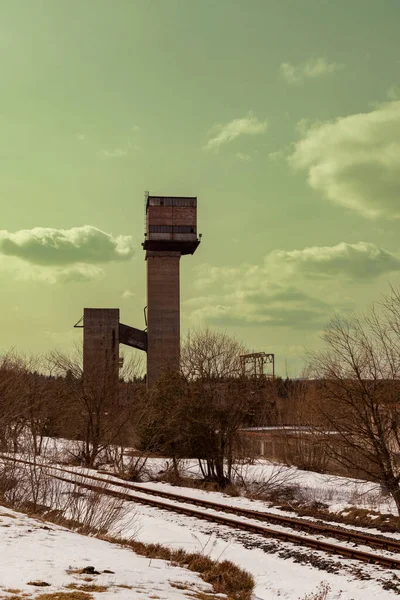 Mining Landscape Mednik Hill Unesco World Heritage Site Part Erzgebirge — Stock Photo, Image