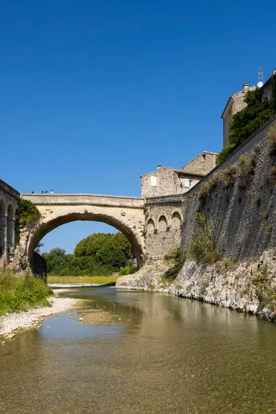 Pont Romain Vaison Romaine Dipartimento Vaucluse Provenza Francia — Foto Stock